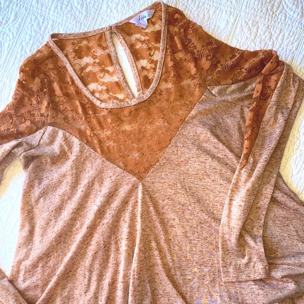 Lace Long Sleeves Blouse | Top